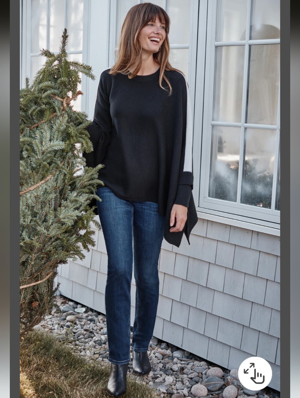 J. Jill High-Rise Straight-Leg Jeans- 14P